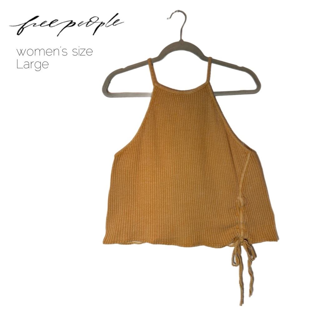 Free People Women's Mustard Top